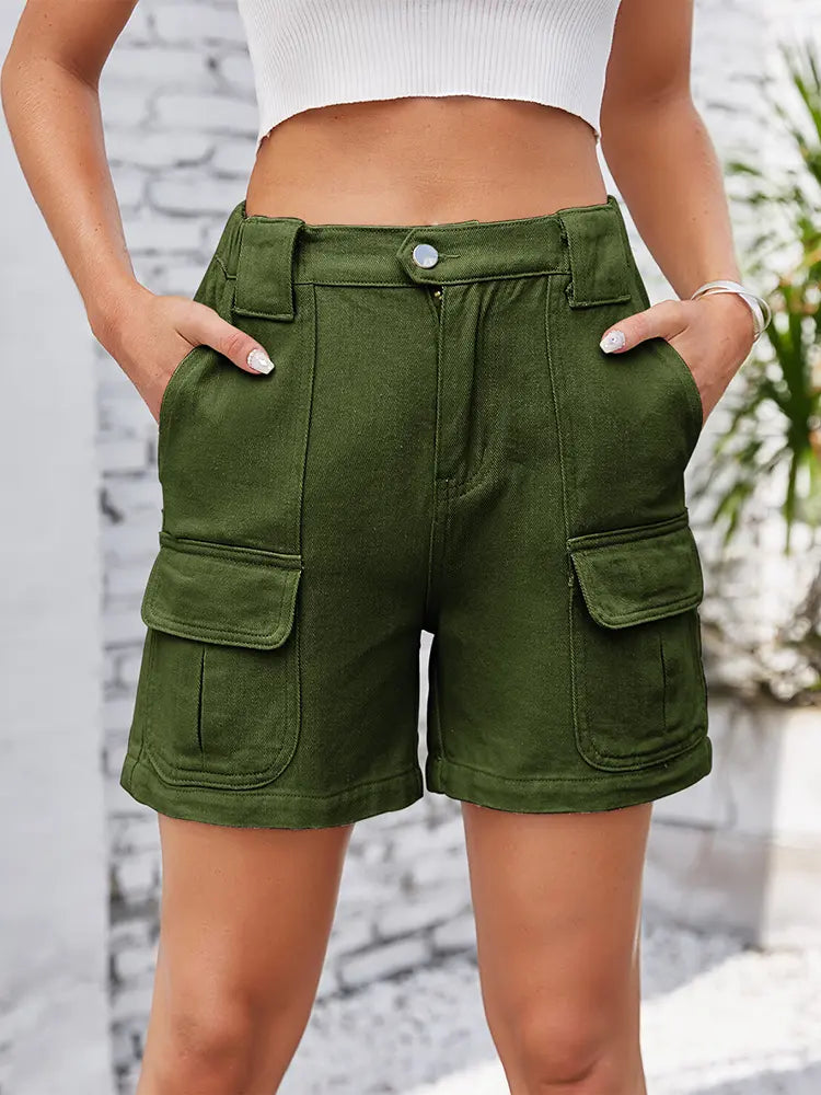 Elin - Cargo Jeansshort
