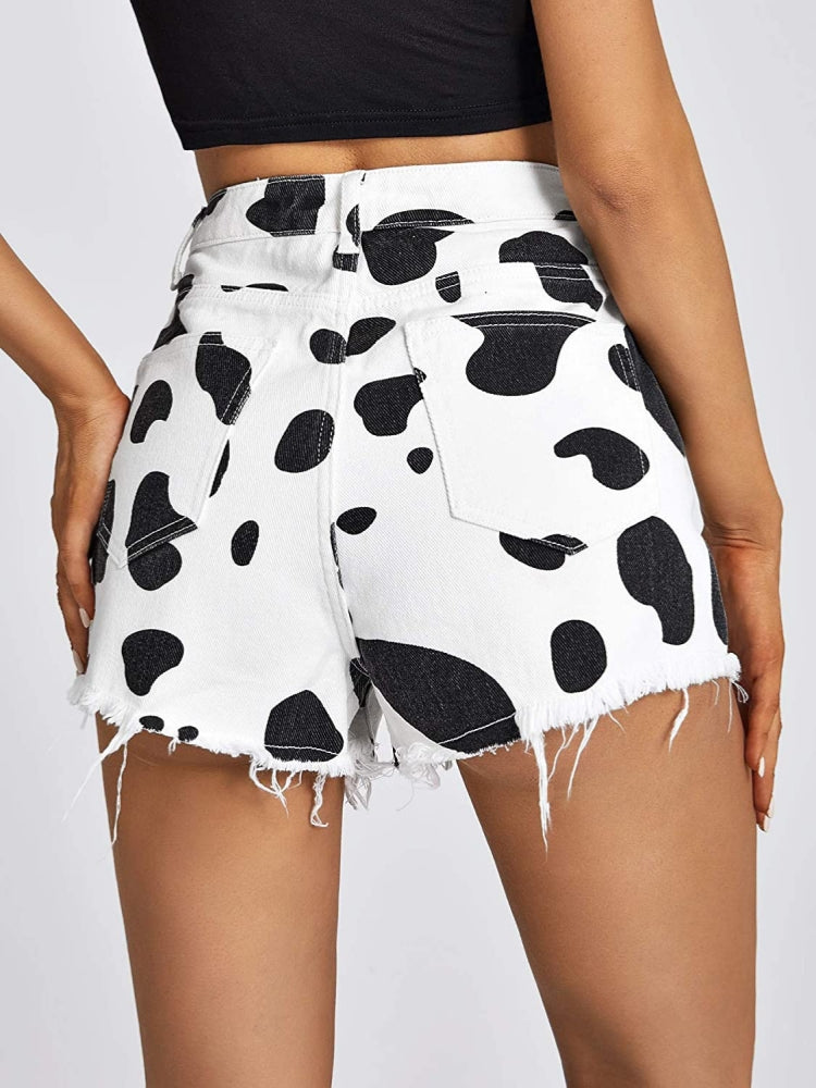 Jade - Print Jeansshort