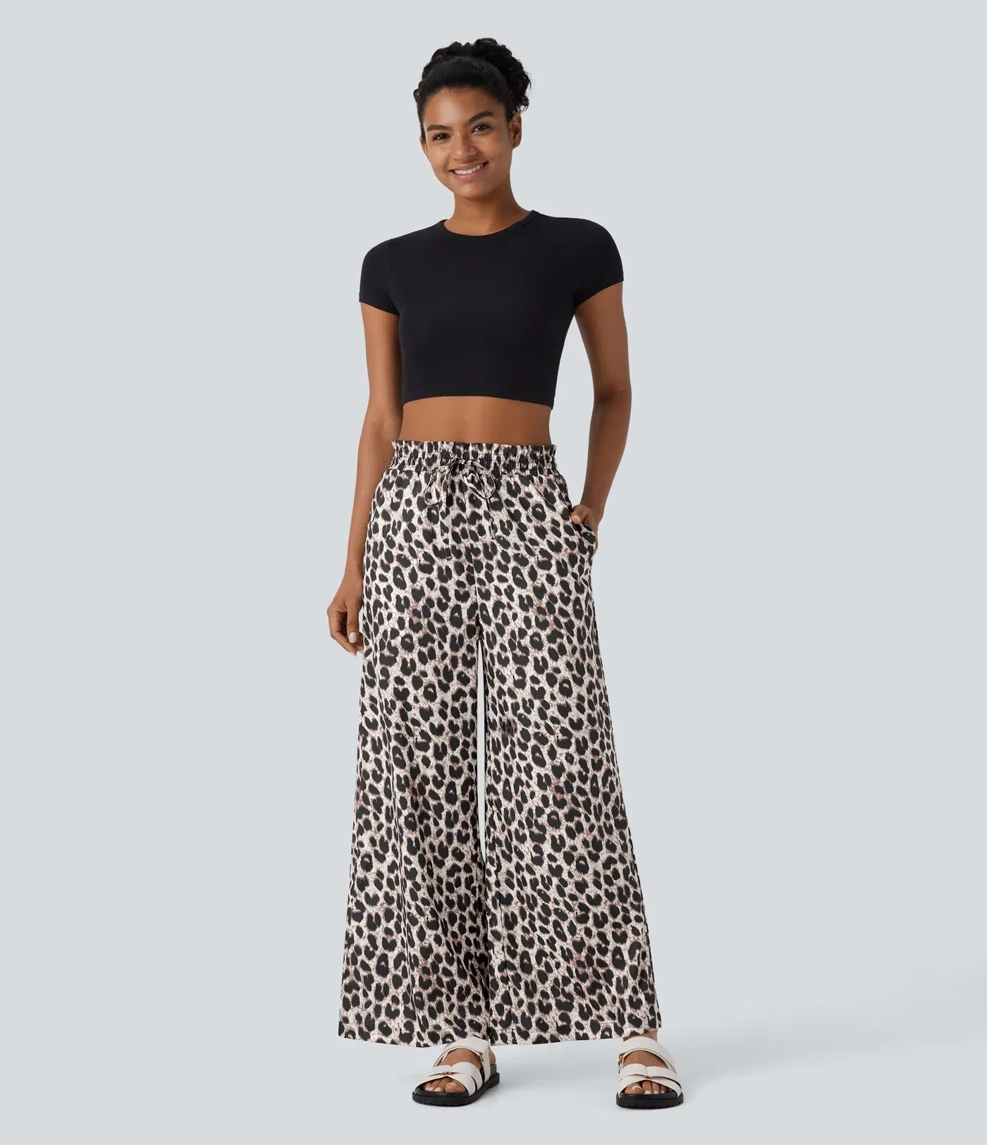 Mila –  Leopardenmuster Hose