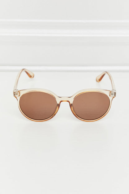 Runde Polycarbonat-Sonnenbrille