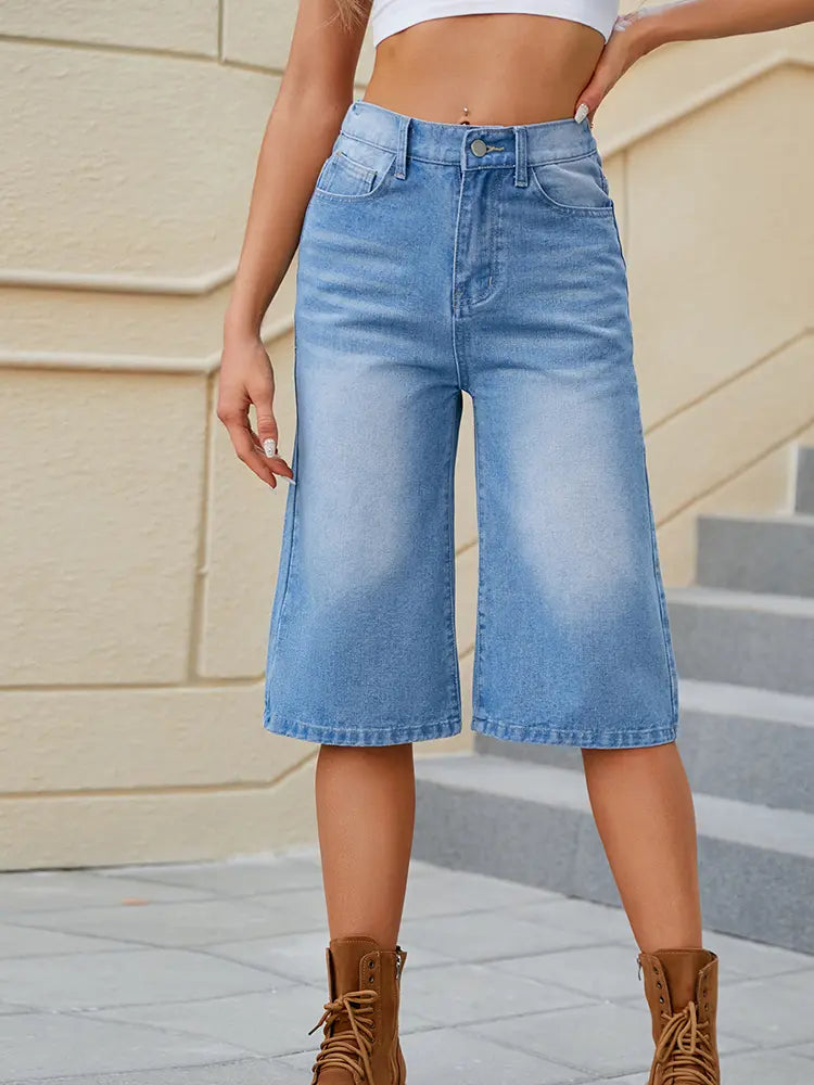 Jana -  Wide Denim Culotte