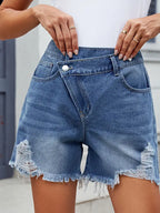 Elif - High-Waist Jeansshort