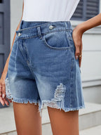 Elif - High-Waist Jeansshort