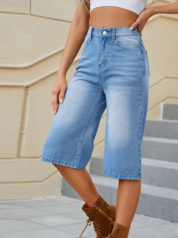 Jana -  Wide Denim Culotte