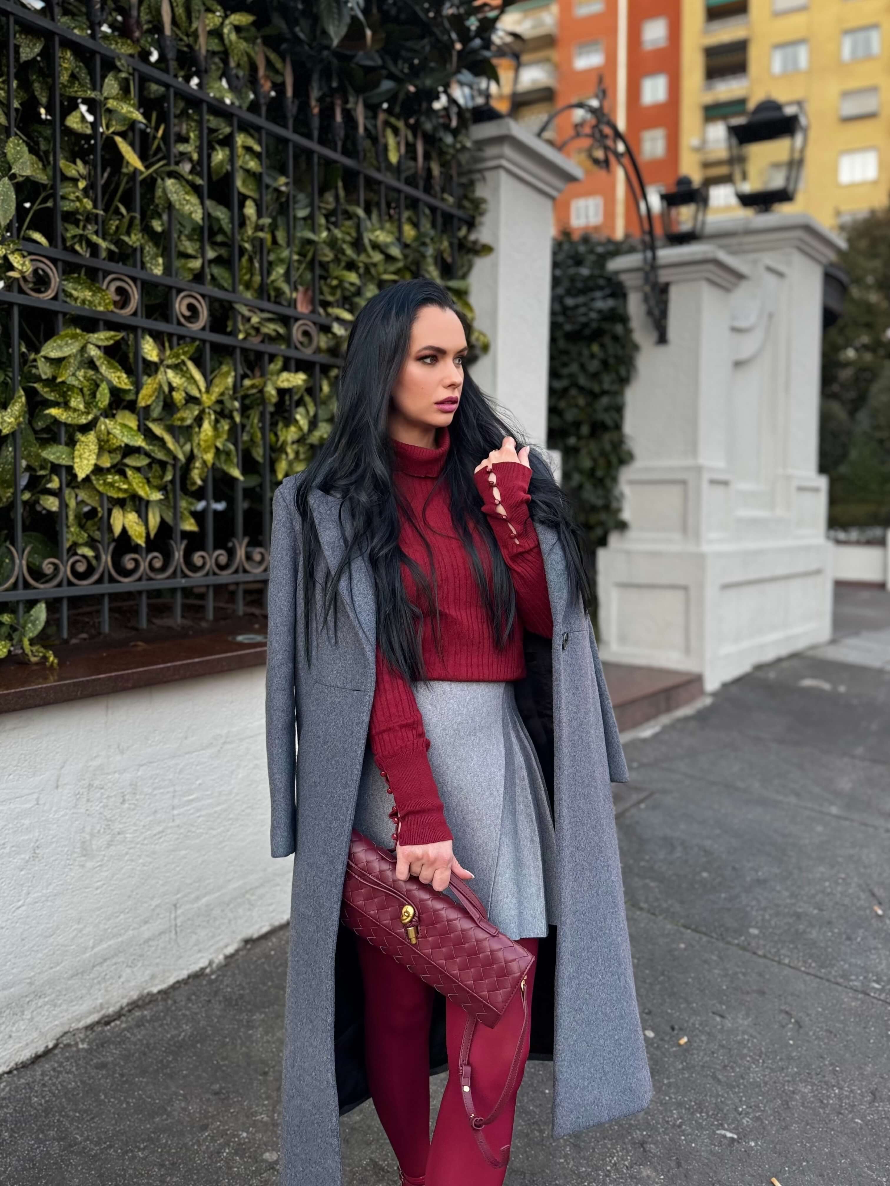 Anna Geflochtene Clutch