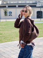 Ava Mittelgroße Wildledertasche