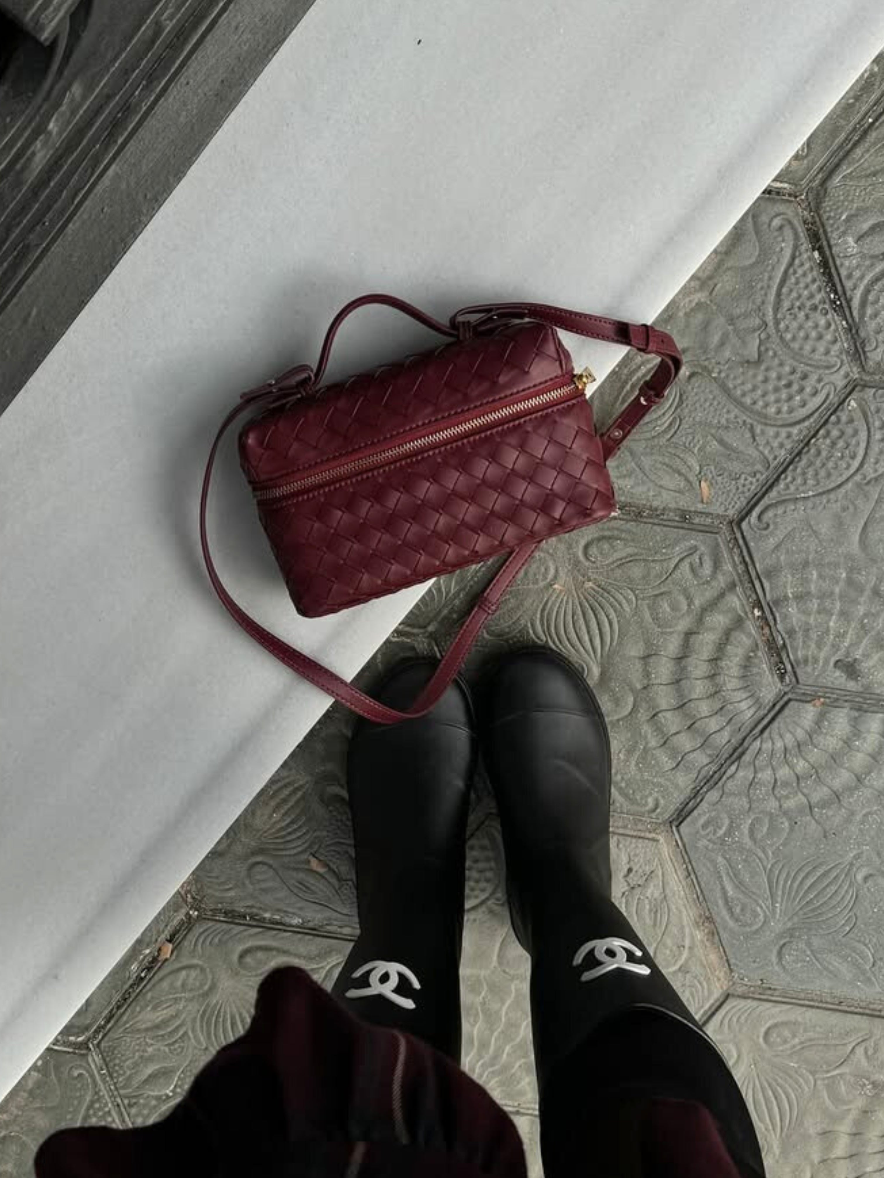 Die Aria Geflochtene Tasche