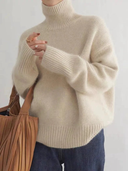 Mira – Weicher Strickrollkragenpullover