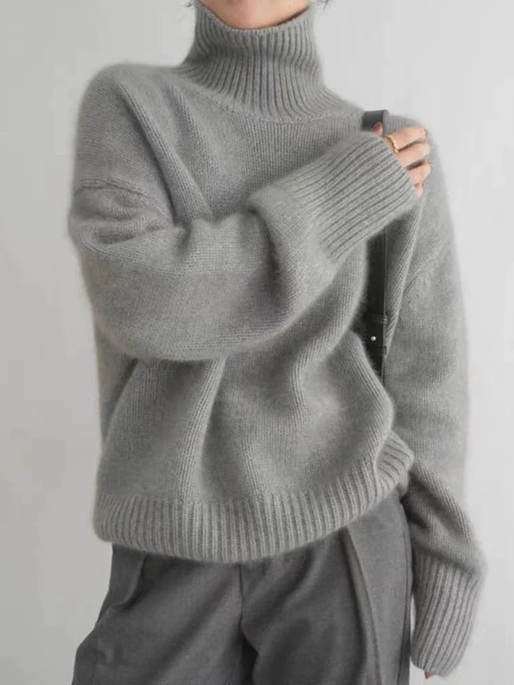 Mira – Weicher Strickrollkragenpullover