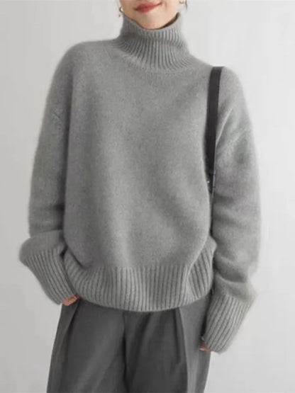 Mira – Weicher Strickrollkragenpullover