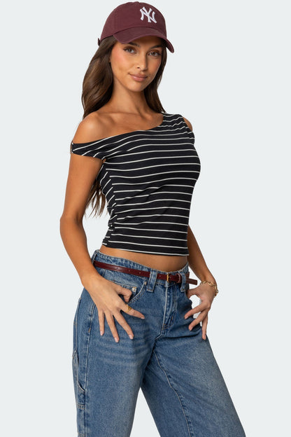 Rhea – One-Shoulder Top