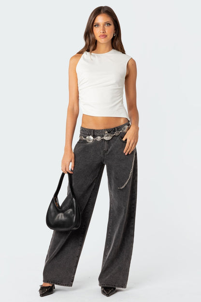 Realyn – Weit geschnittene Jeans