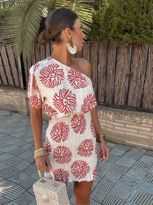 Sola - Boho One-Shoulder Kleid