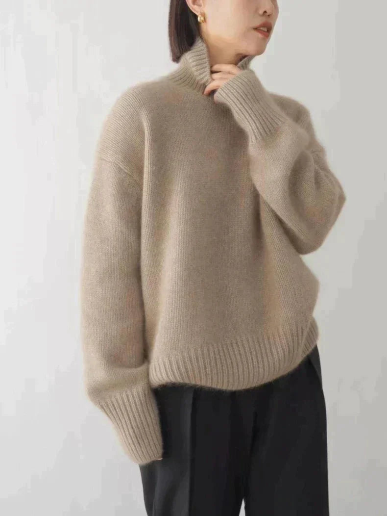 Mira – Weicher Strickrollkragenpullover