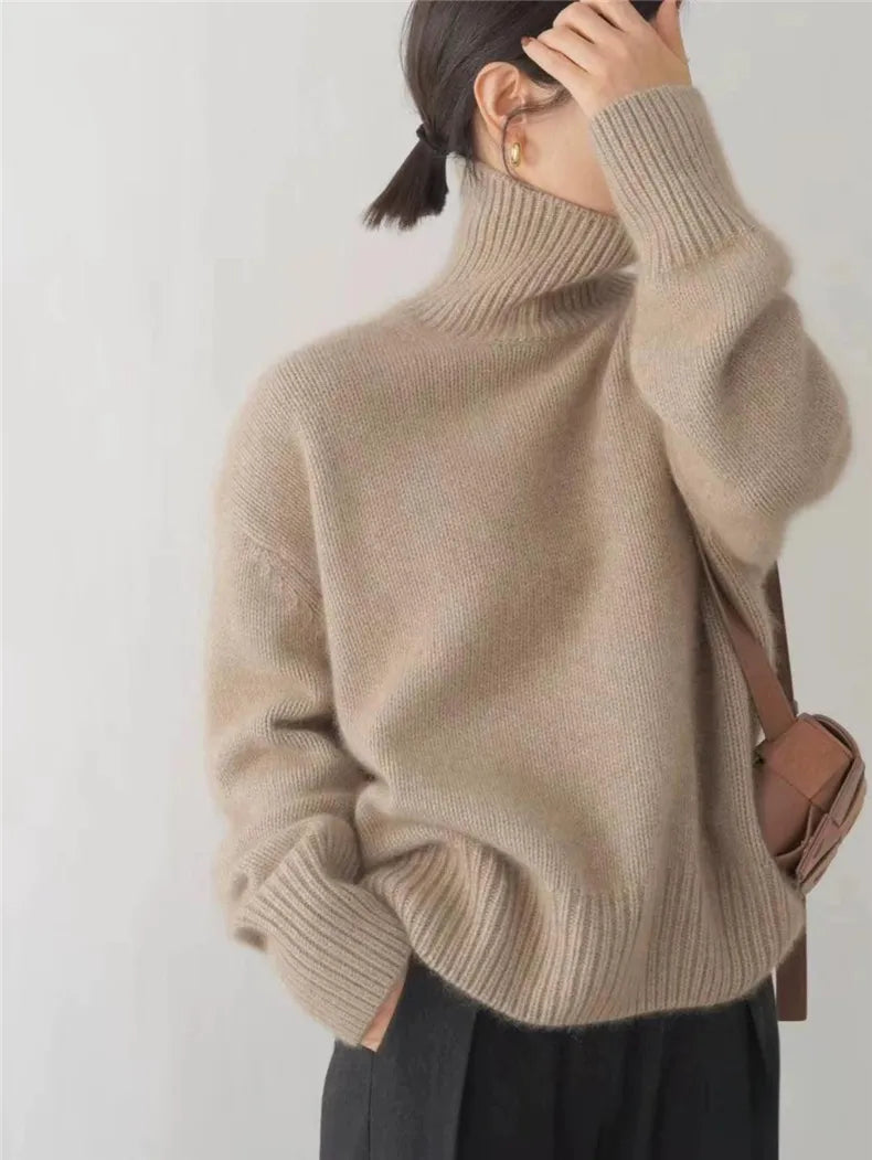 Mira – Weicher Strickrollkragenpullover