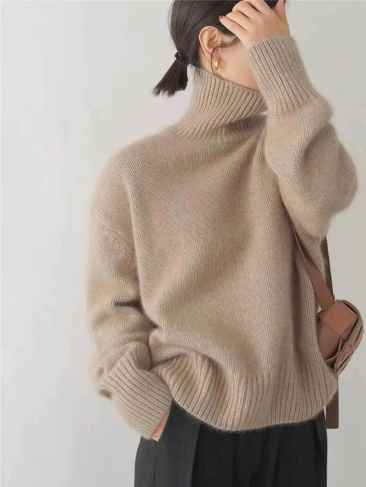 Mira – Weicher Strickrollkragenpullover