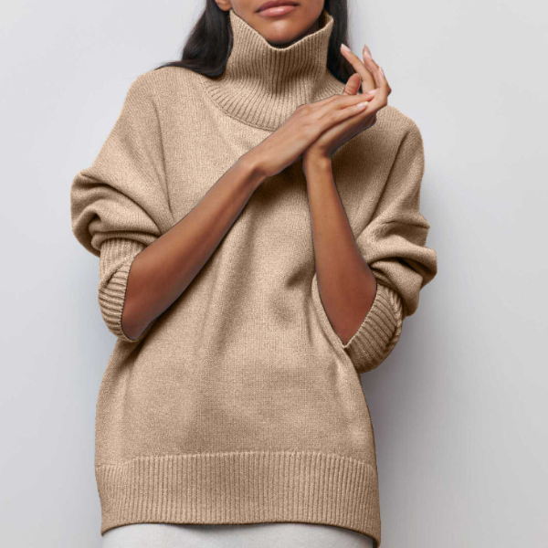 Liv – Oversize-Rollkragenpullover