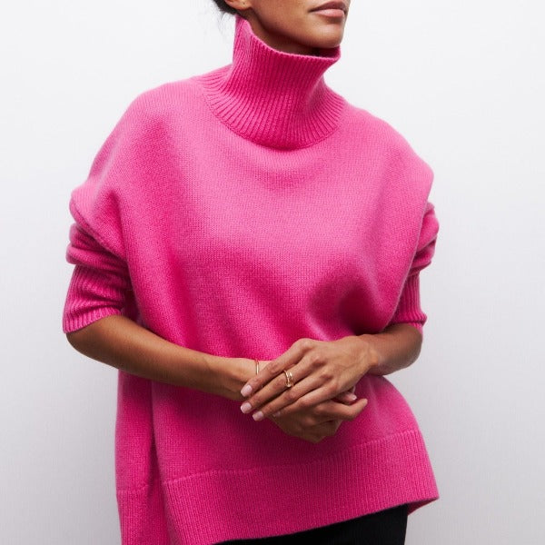 Liv – Oversize-Rollkragenpullover