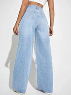 Eliza - High Waist Wide Jeans