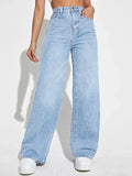 Eliza - High Waist Wide Jeans