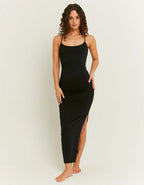 Sophie – Midikleid mit seitenschlitz