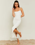 Sophie – Midikleid mit seitenschlitz