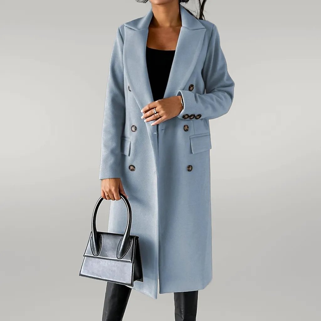 Elina – Klassischer langer Mantel