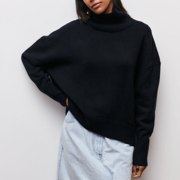 Liv – Oversize-Rollkragenpullover
