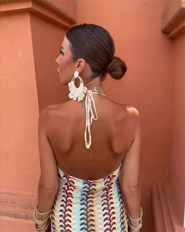 Mira – Schickes Kleid mit V-Ausschnitt
