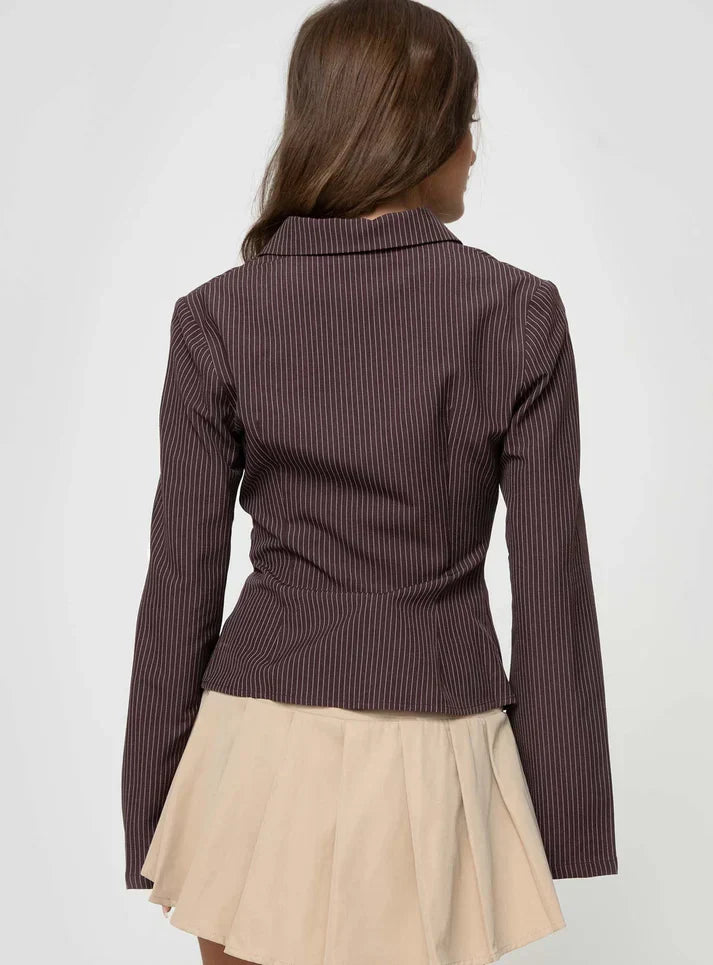 Estelle – Retro-Stil-Oberteil mit Knopfleiste